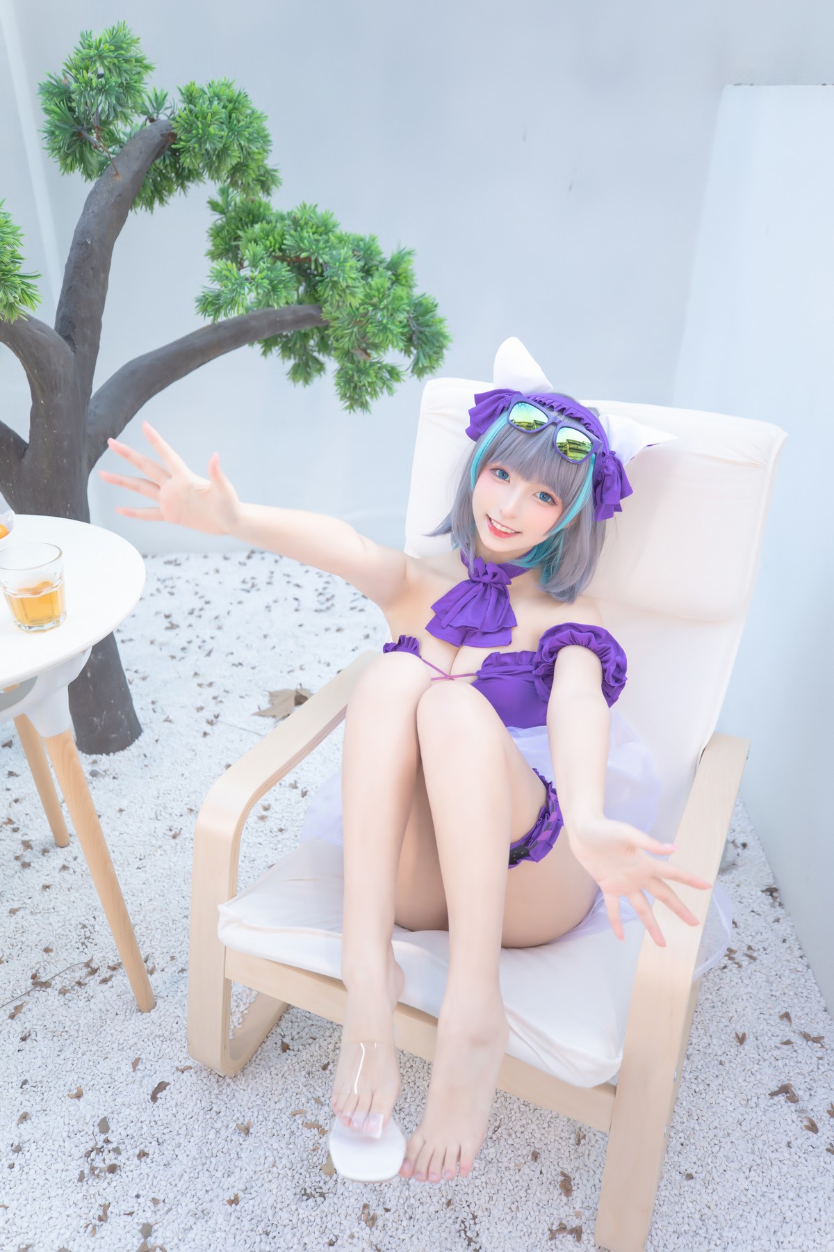 xgyw.top_萝莉美女神楽坂真冬柴郡Cos纯色庭院主题私房浴室性感比基尼秀完美身材诱惑写真150P