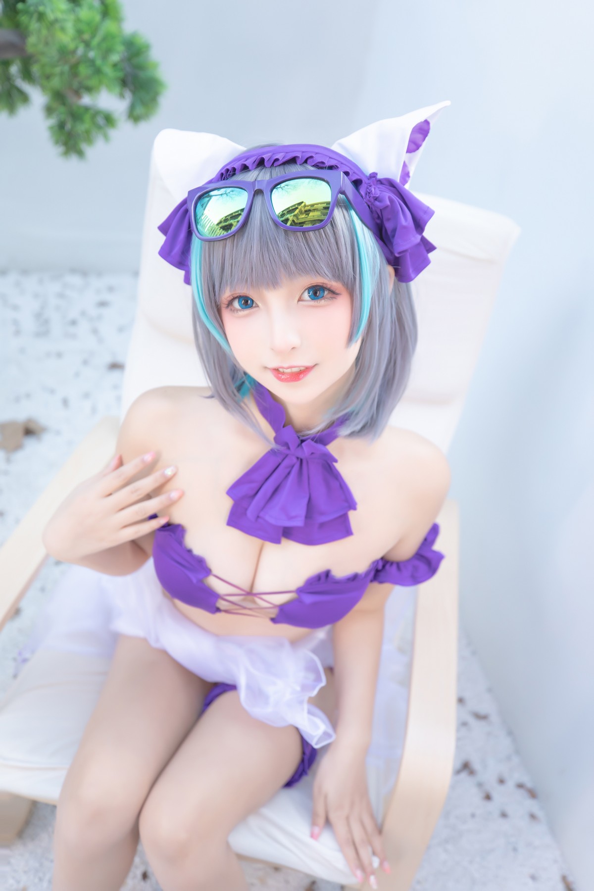 xgyw.top_萝莉美女神楽坂真冬柴郡Cos纯色庭院主题私房浴室性感比基尼秀完美身材诱惑写真150P
