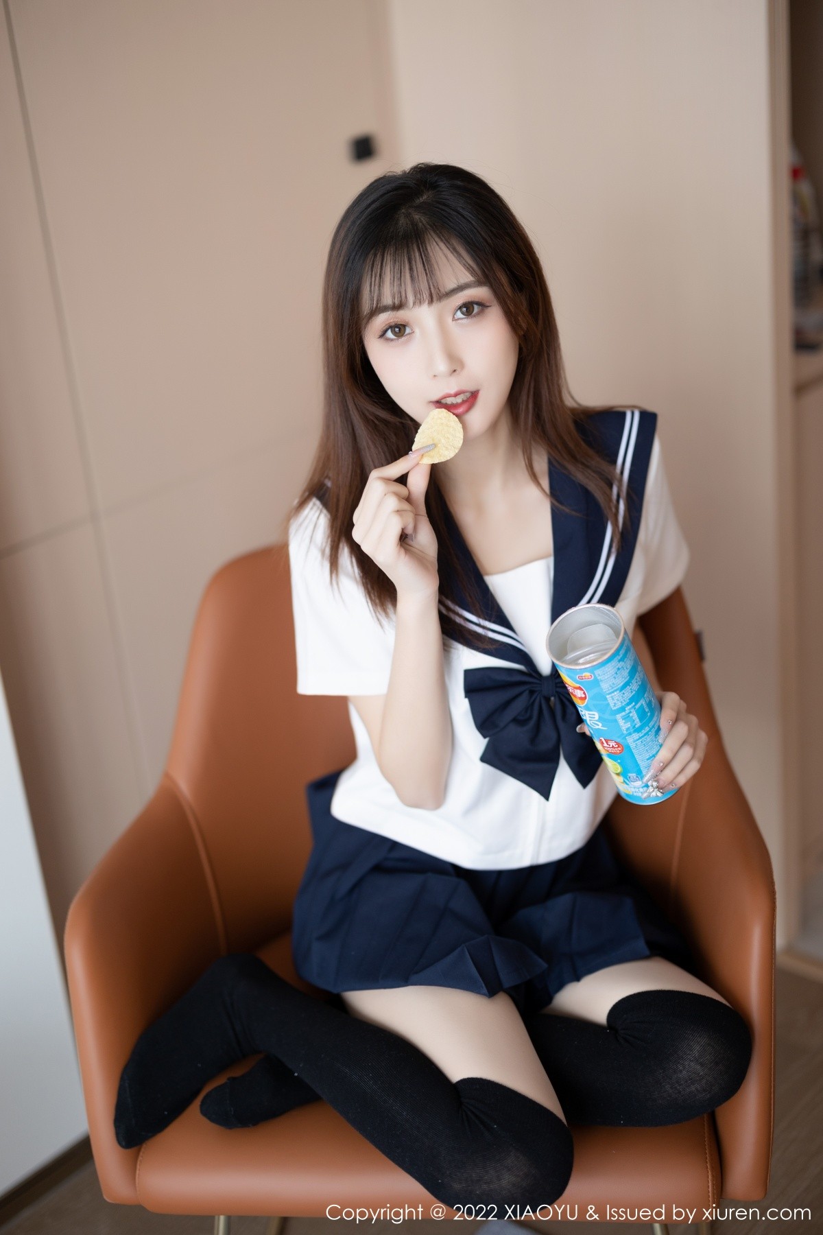 xgyw.top_[XiaoYu画语界]Vol.726_模特林星阑性感JK制服配黑丝袜半脱露蕾丝内衣撩人诱惑写真82P