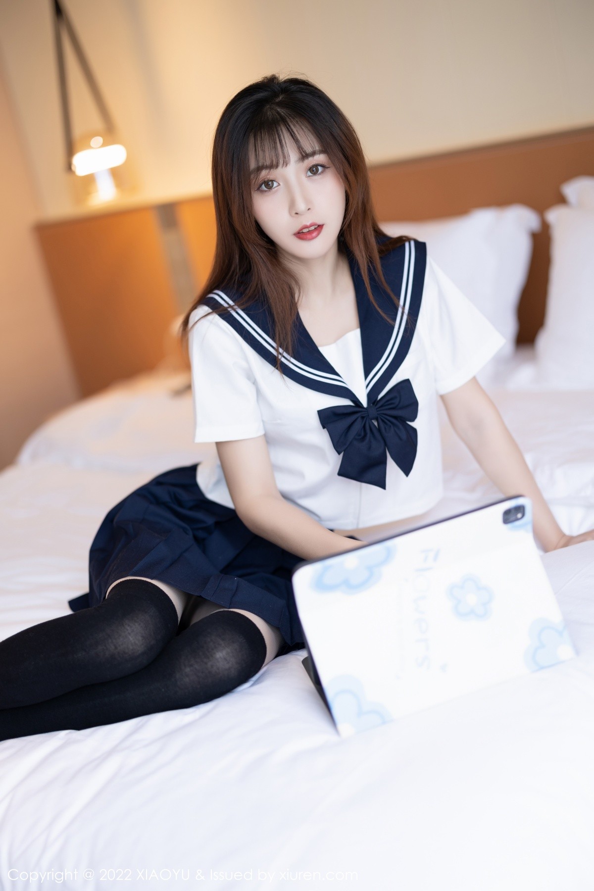 xgyw.top_[XiaoYu画语界]Vol.726_模特林星阑性感JK制服配黑丝袜半脱露蕾丝内衣撩人诱惑写真82P