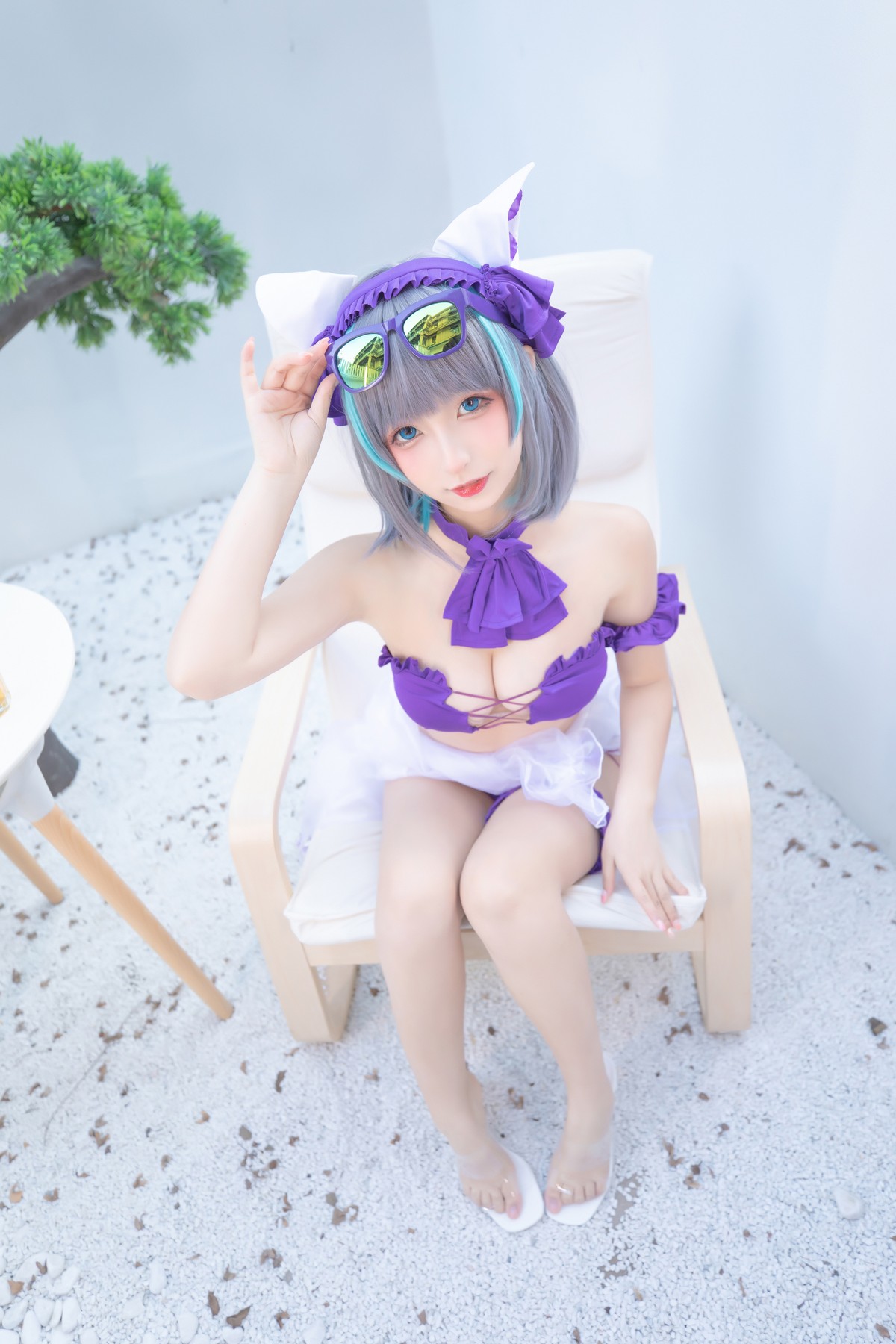 xgyw.top_萝莉美女神楽坂真冬柴郡Cos纯色庭院主题私房浴室性感比基尼秀完美身材诱惑写真150P
