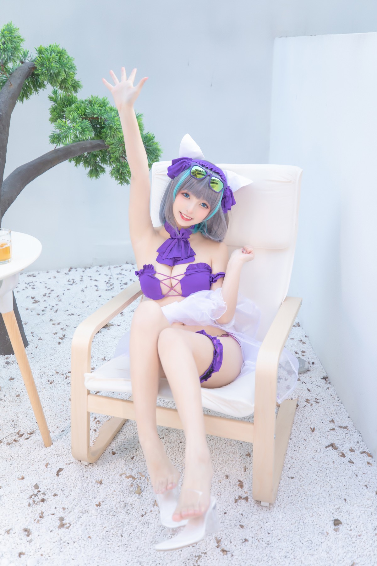 xgyw.top_萝莉美女神楽坂真冬柴郡Cos纯色庭院主题私房浴室性感比基尼秀完美身材诱惑写真150P