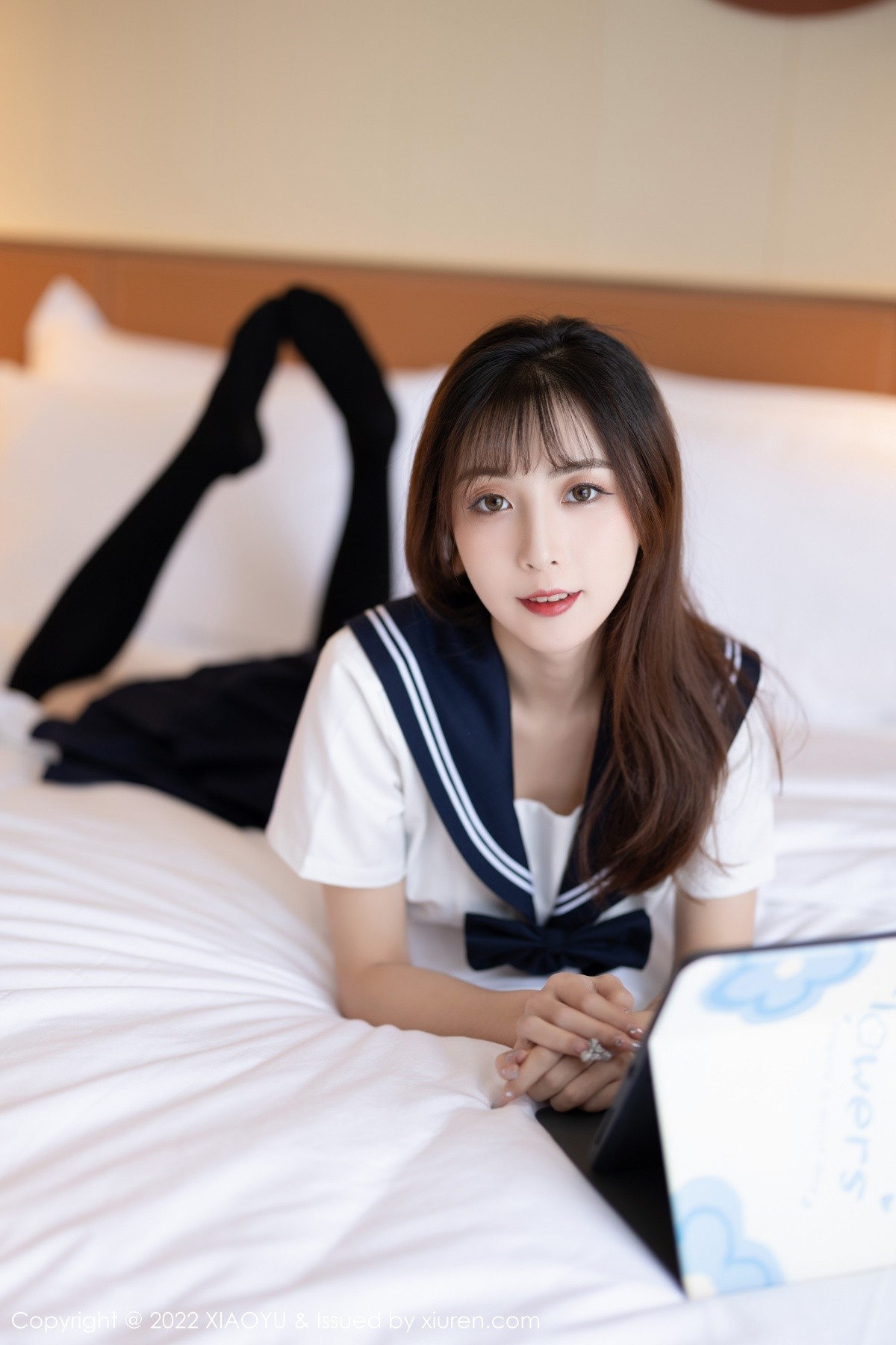 xgyw.top_[XiaoYu画语界]Vol.726_模特林星阑性感JK制服配黑丝袜半脱露蕾丝内衣撩人诱惑写真82P