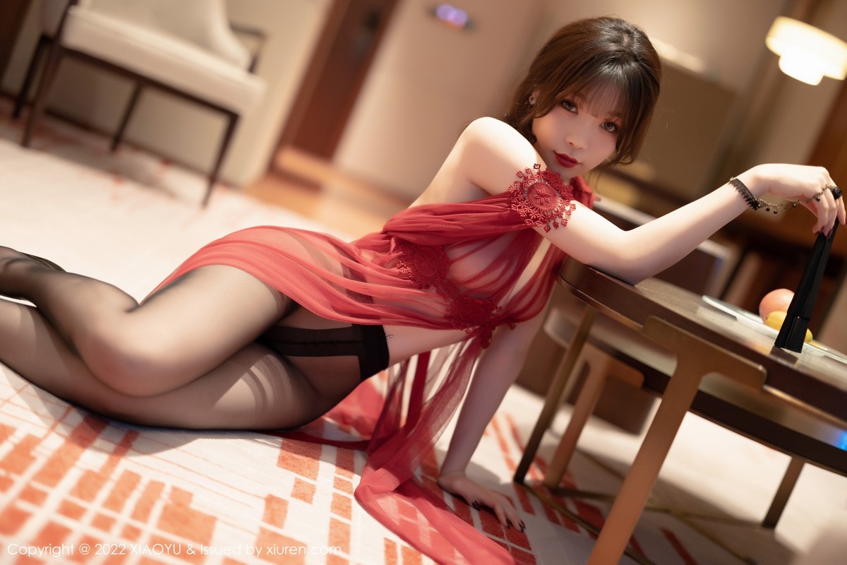 xgyw.top_[XiaoYu画语界]Vol.728_女神芝芝Booty惠州旅拍轻透红连衣裙配黑丝裤袜秀翘臀诱惑写真71P