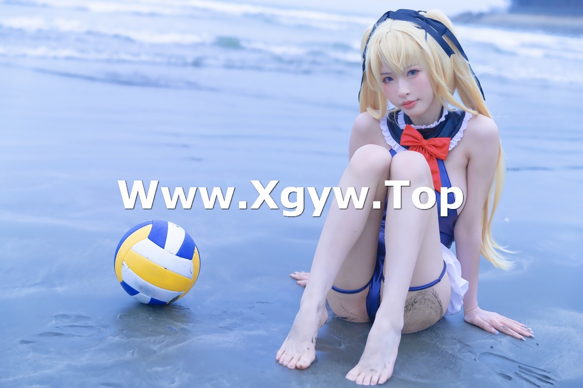 xgyw.top_性感尤物清水由乃玛丽萝丝蓝色泳衣主题户外性感连体泳衣秀白嫩肌肤迷人写真32P