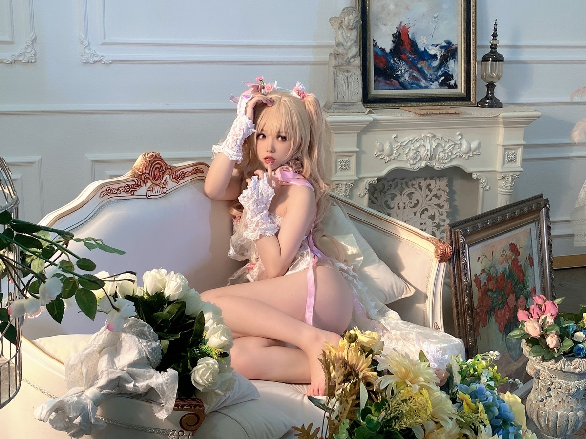 xgyw.top_网络美女一北亦北天命之子赫克特主题私房白色缕空情趣服饰秀惹火身材诱惑写真66P
