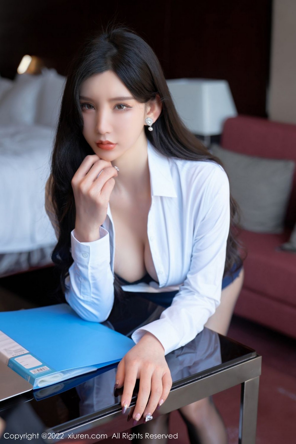 xgyw.top_XiuRen第4708期_女神周于希Sally职场风云黑色蕾丝情趣内衣秀惹火身材诱惑写真82P