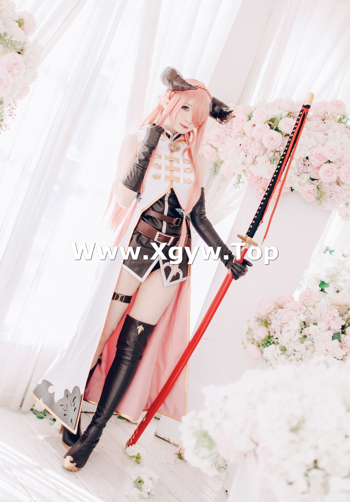 xgyw.top_微博妹纸霜月shimo碧蓝幻想_娜露梅亚主题美女武士系列性感内衣完美诱惑写真95P