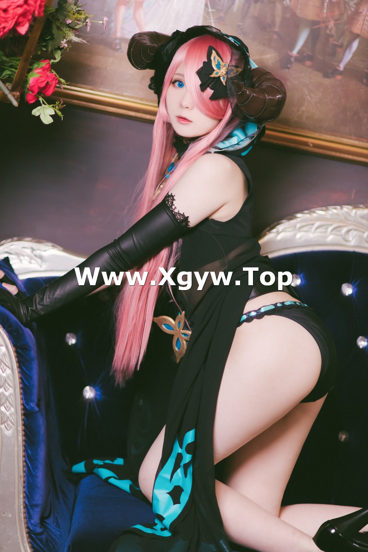 xgyw.top_微博妹纸霜月shimo碧蓝幻想_娜露梅亚主题美女武士系列性感内衣完美诱惑写真95P
