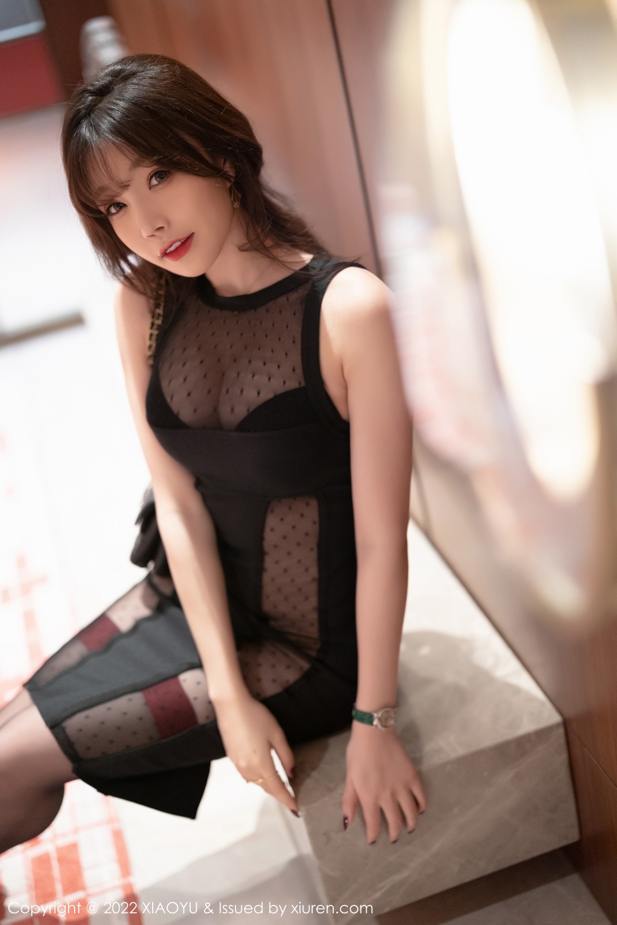 xgyw.top_[XiaoYu画语界]Vol.735_女神芝芝Booty惠州旅拍黑色轻透连衣裙半脱秀完美身材诱惑写真77P