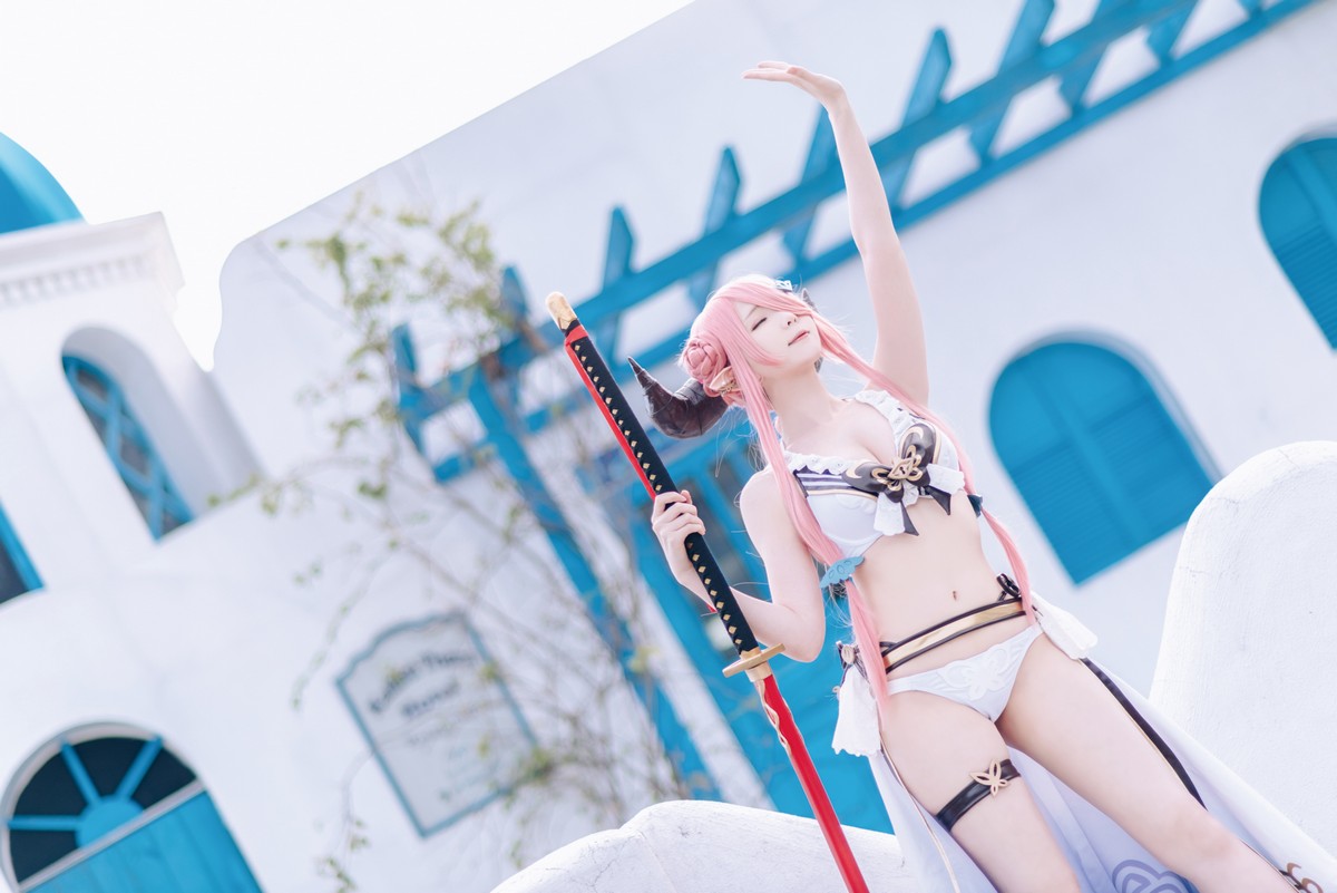 xgyw.top_微博妹纸霜月shimo碧蓝幻想_娜露梅亚主题美女武士系列性感内衣完美诱惑写真95P