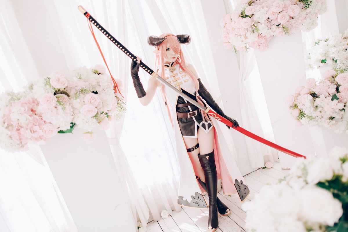 xgyw.top_微博妹纸霜月shimo碧蓝幻想_娜露梅亚主题美女武士系列性感内衣完美诱惑写真95P