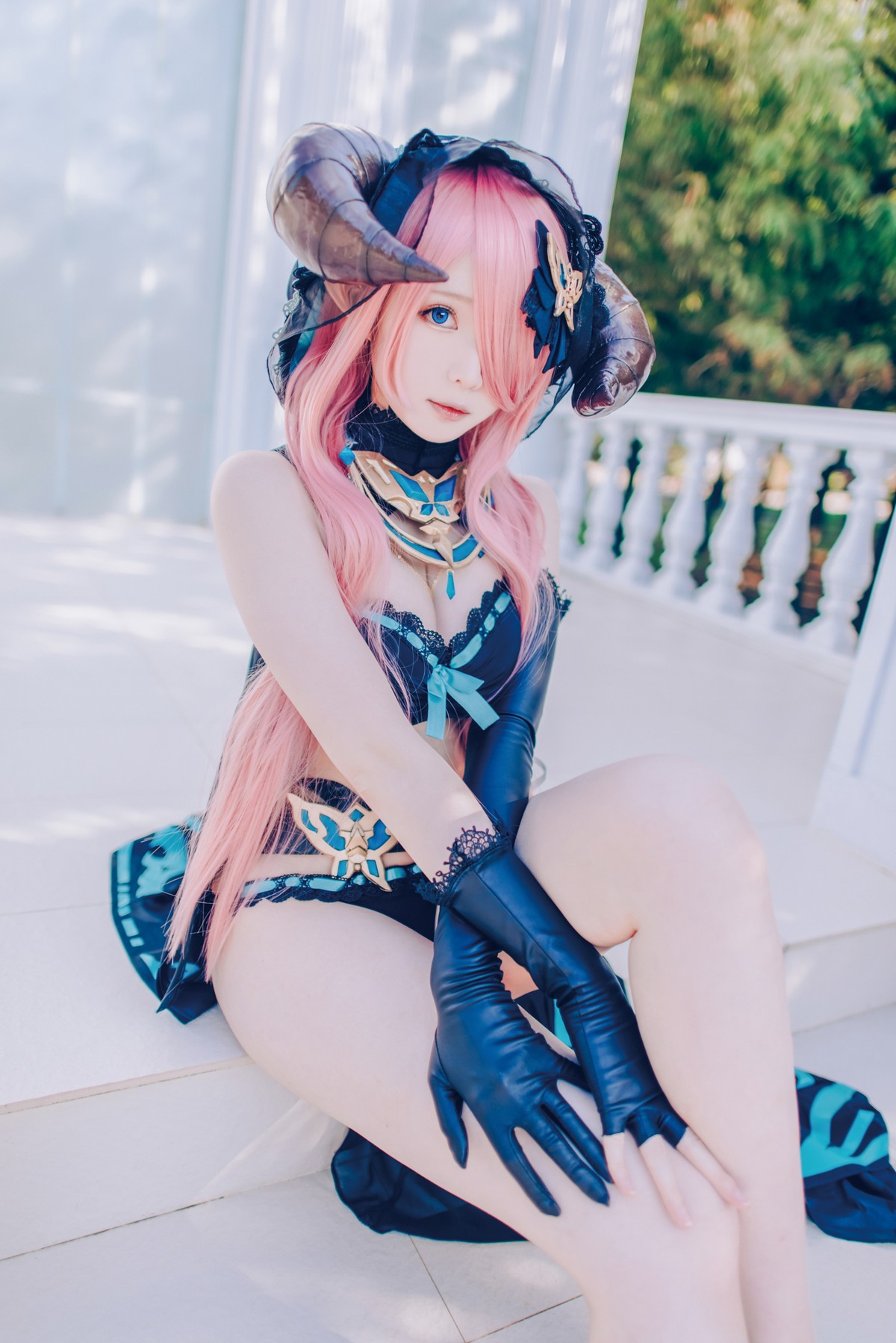 xgyw.top_微博妹纸霜月shimo碧蓝幻想_娜露梅亚主题美女武士系列性感内衣完美诱惑写真95P