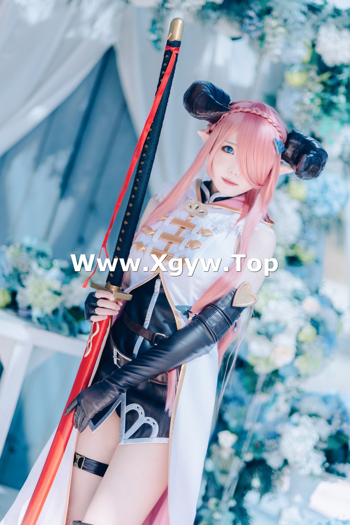 xgyw.top_微博妹纸霜月shimo碧蓝幻想_娜露梅亚主题美女武士系列性感内衣完美诱惑写真95P