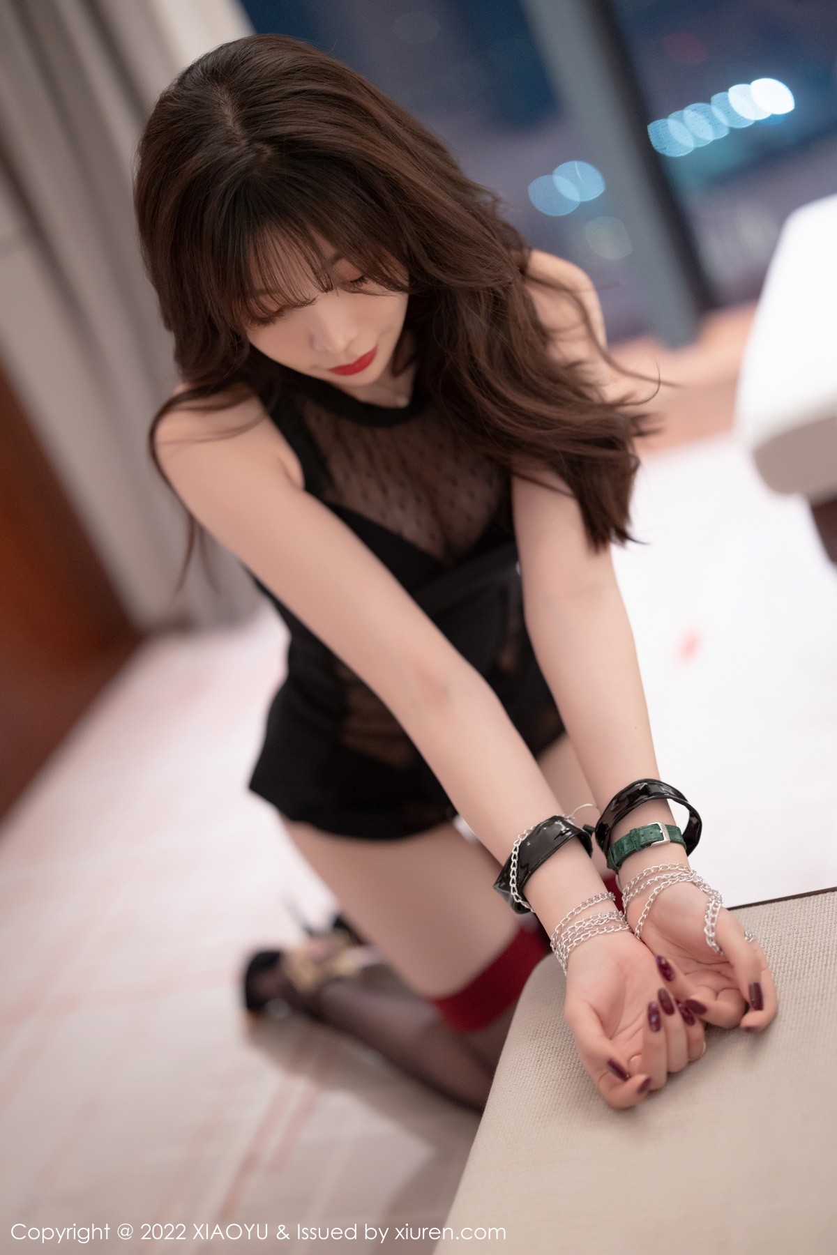 xgyw.top_[XiaoYu画语界]Vol.735_女神芝芝Booty惠州旅拍黑色轻透连衣裙半脱秀完美身材诱惑写真77P