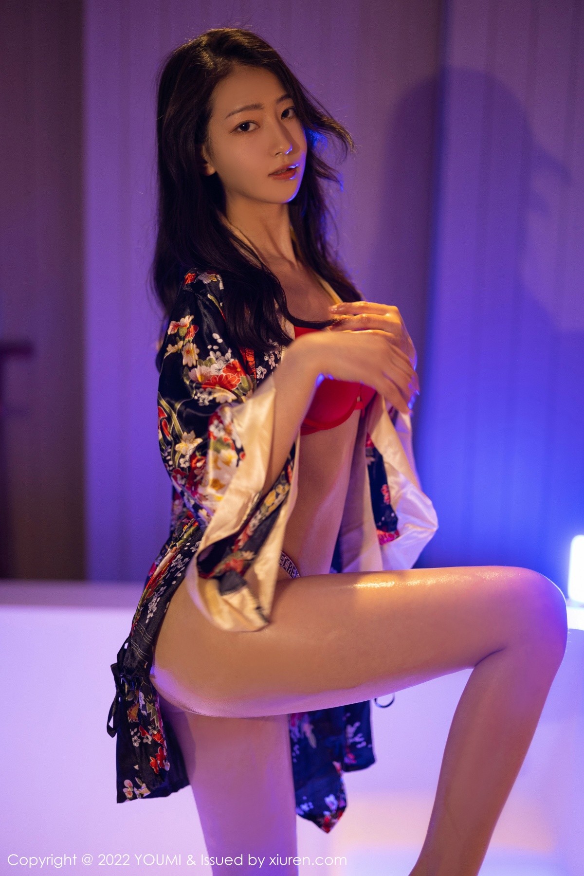 xgyw.top_[YouMi尤蜜荟]Vol.765_模特熊小诺三亚旅拍半脱花纹上衣露性感红色内衣完美诱惑写真64P