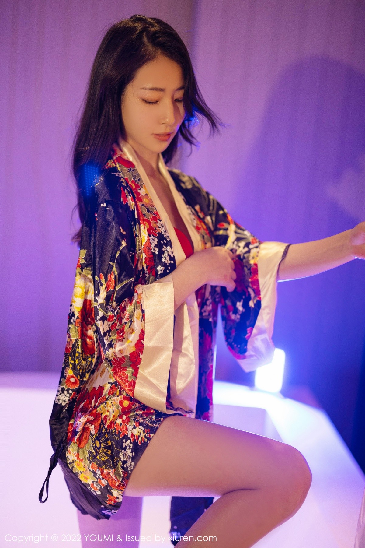 xgyw.top_[YouMi尤蜜荟]Vol.765_模特熊小诺三亚旅拍半脱花纹上衣露性感红色内衣完美诱惑写真64P