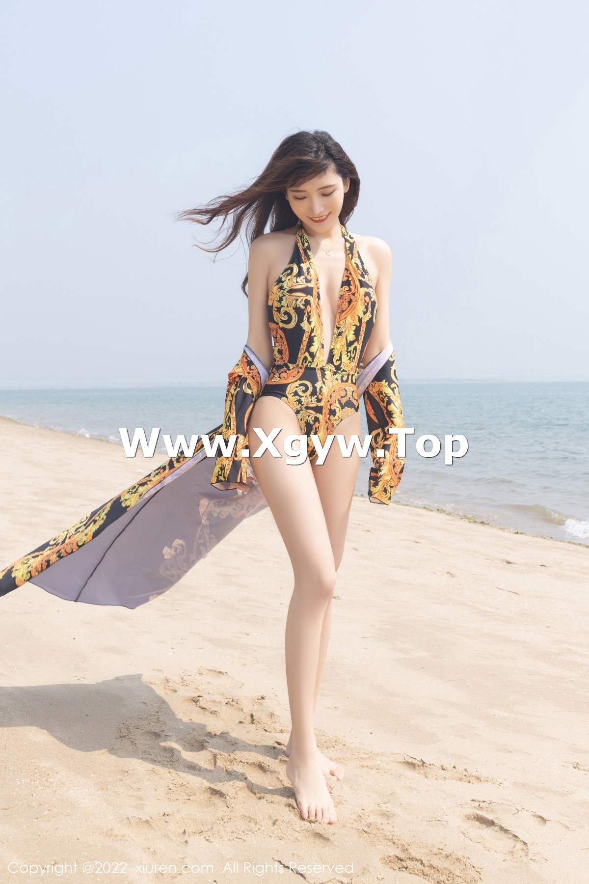 xgyw.top_XiuRen第4735期_模特陆萱萱珠三角旅拍沙滩加酒店性感服饰秀完美身材诱惑写真60P