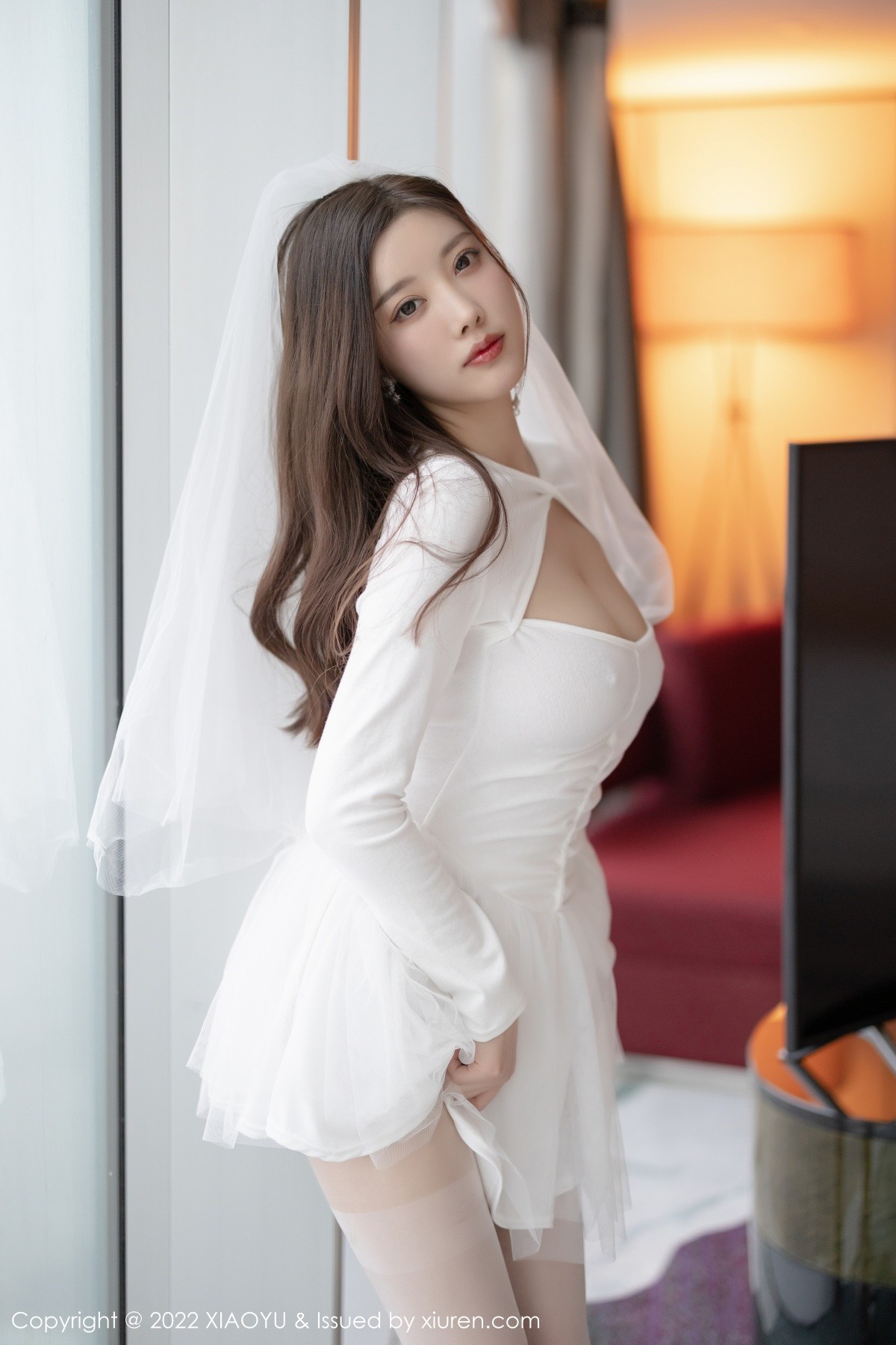 xgyw.top_[XiaoYu画语界]Vol.739_女神杨晨晨Yome性感白色婚纱配白丝袜秀完美身材惹火诱惑写真72P
