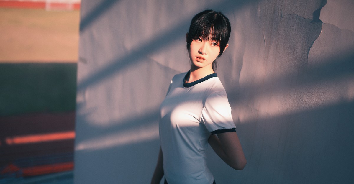 xgyw.top_网红Cosplay沧霁桔梗黑丝体操服主题学校体育场紧身体操服秀完美身材性感写真53P