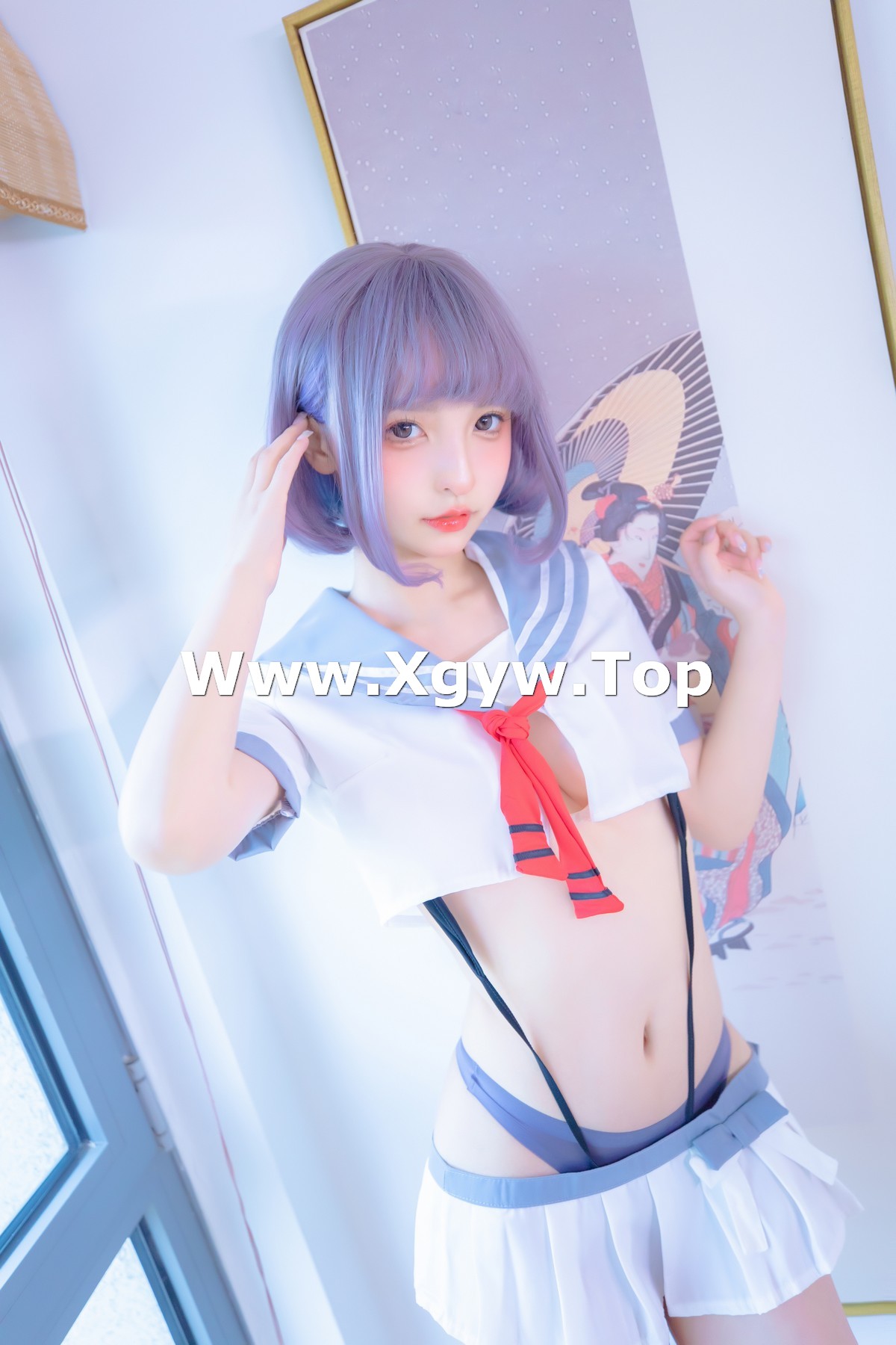 xgyw.top_萝莉美女神楽坂真冬灰丝吊带JK主题私房性感超短裙配灰丝袜秀翘臀美腿诱惑写真75P