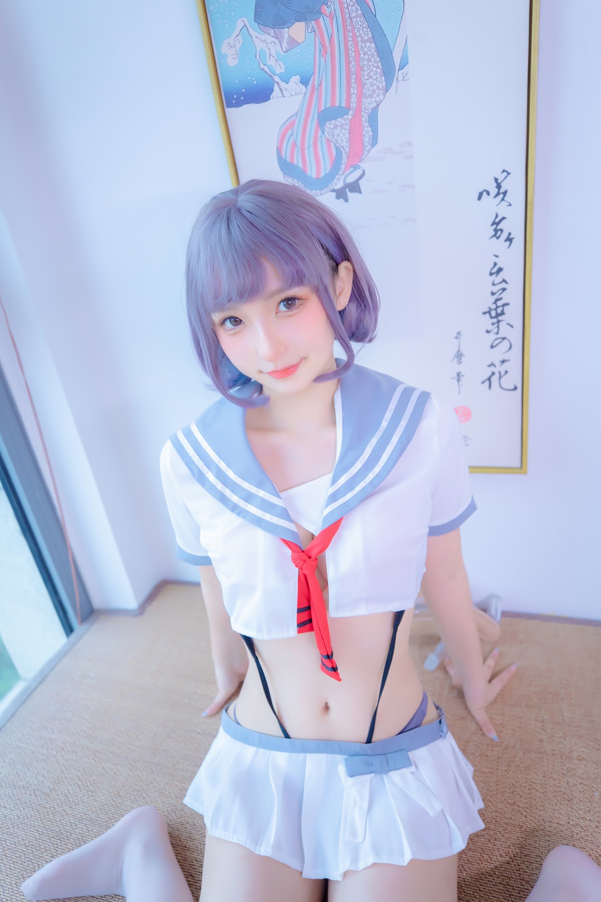 xgyw.top_萝莉美女神楽坂真冬灰丝吊带JK主题私房性感超短裙配灰丝袜秀翘臀美腿诱惑写真75P
