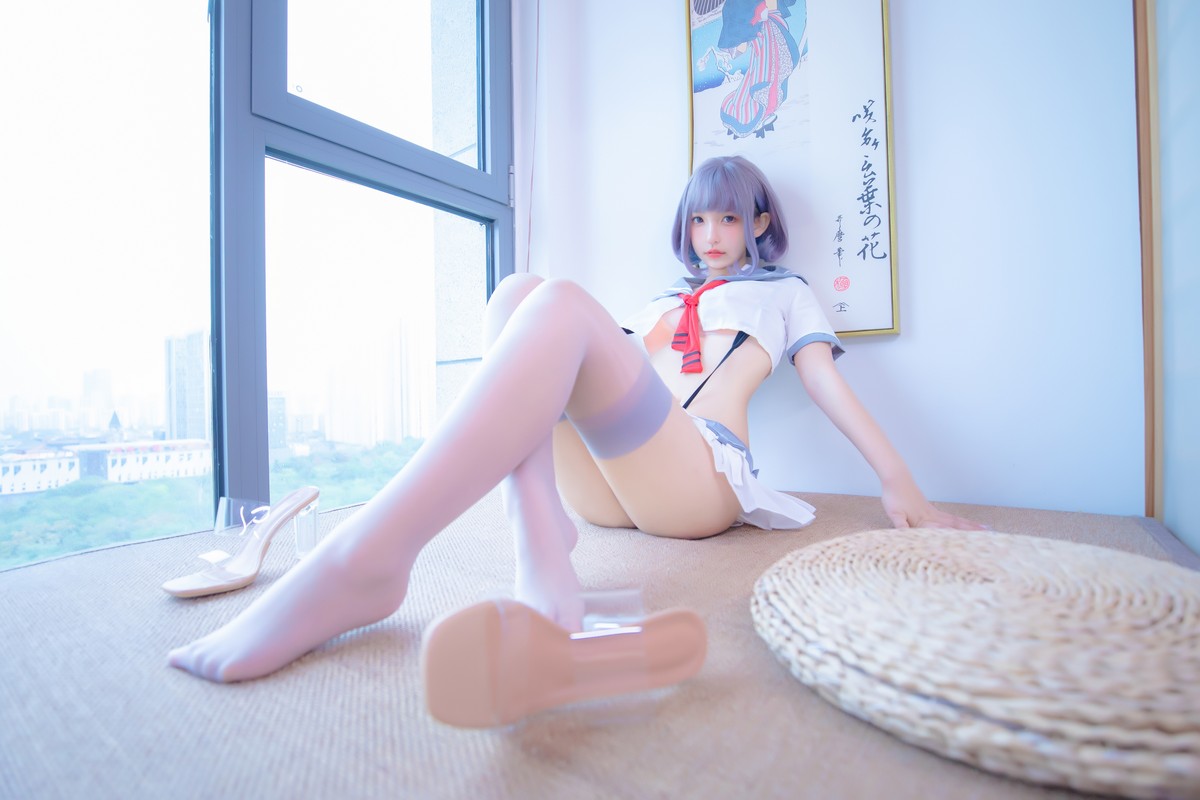 xgyw.top_萝莉美女神楽坂真冬灰丝吊带JK主题私房性感超短裙配灰丝袜秀翘臀美腿诱惑写真75P