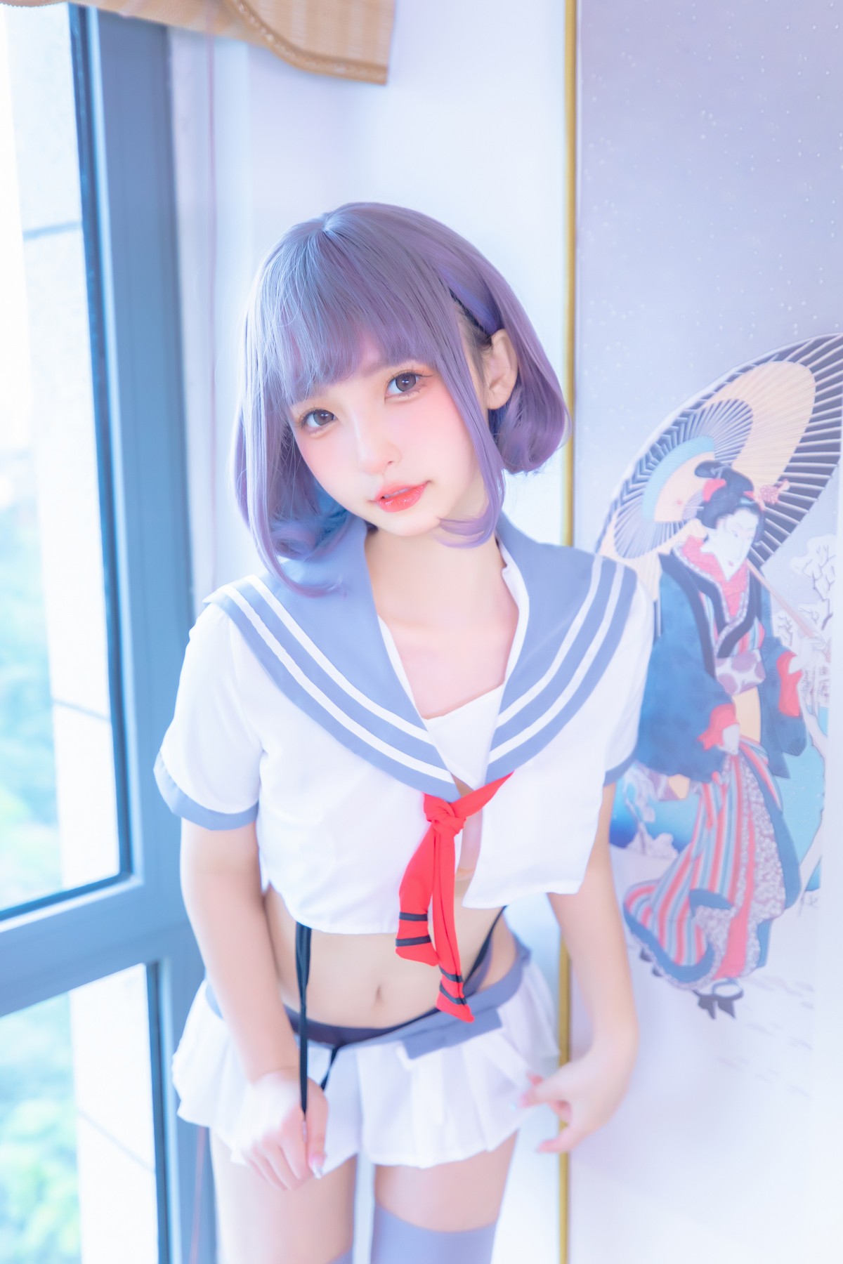 xgyw.top_萝莉美女神楽坂真冬灰丝吊带JK主题私房性感超短裙配灰丝袜秀翘臀美腿诱惑写真75P