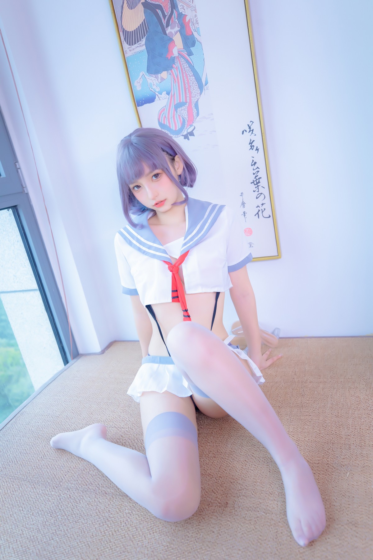 xgyw.top_萝莉美女神楽坂真冬灰丝吊带JK主题私房性感超短裙配灰丝袜秀翘臀美腿诱惑写真75P