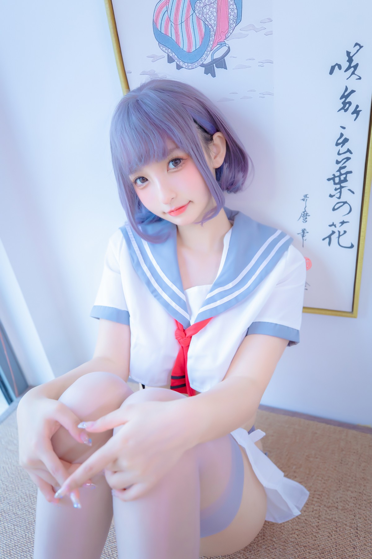 xgyw.top_萝莉美女神楽坂真冬灰丝吊带JK主题私房性感超短裙配灰丝袜秀翘臀美腿诱惑写真75P