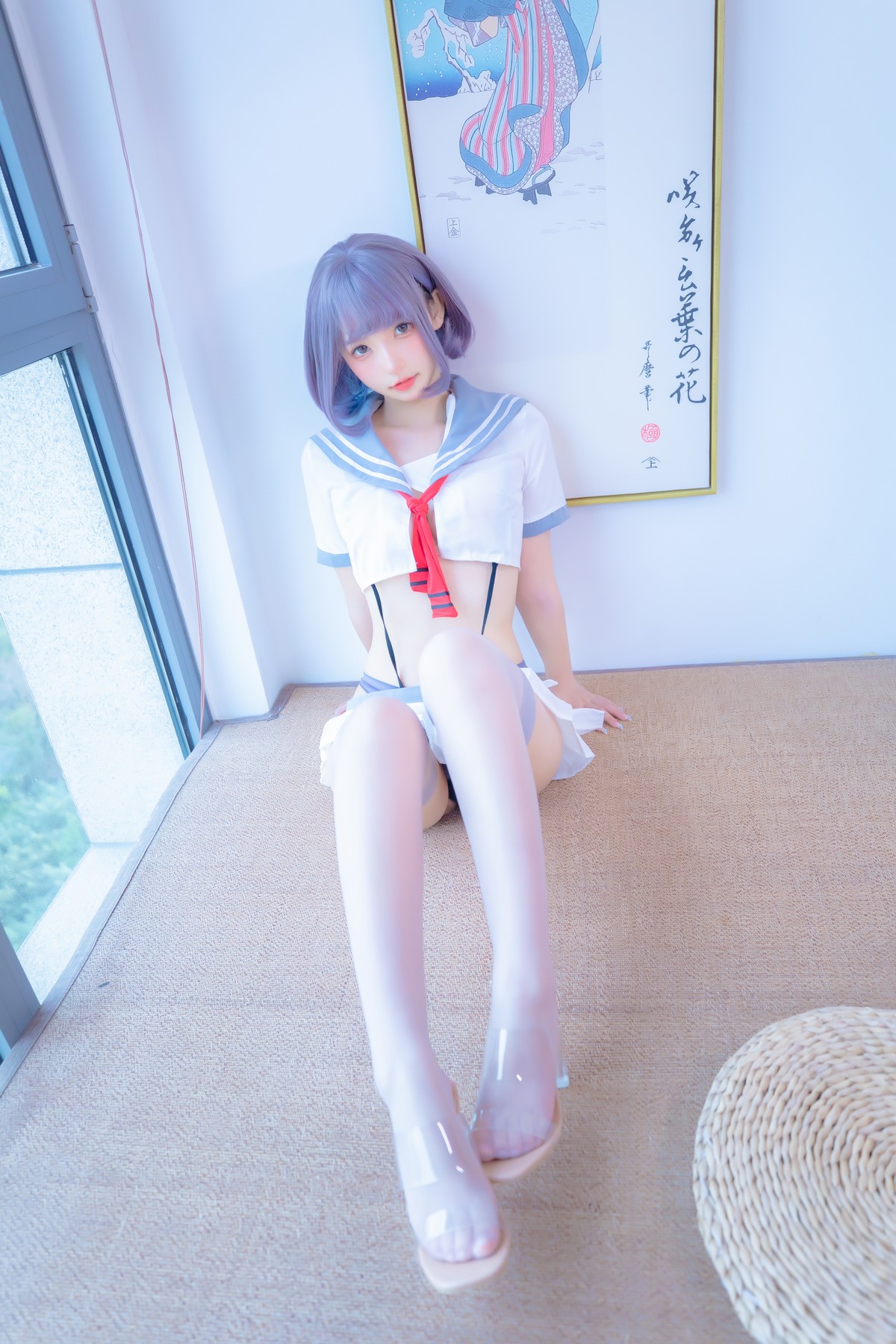 xgyw.top_萝莉美女神楽坂真冬灰丝吊带JK主题私房性感超短裙配灰丝袜秀翘臀美腿诱惑写真75P