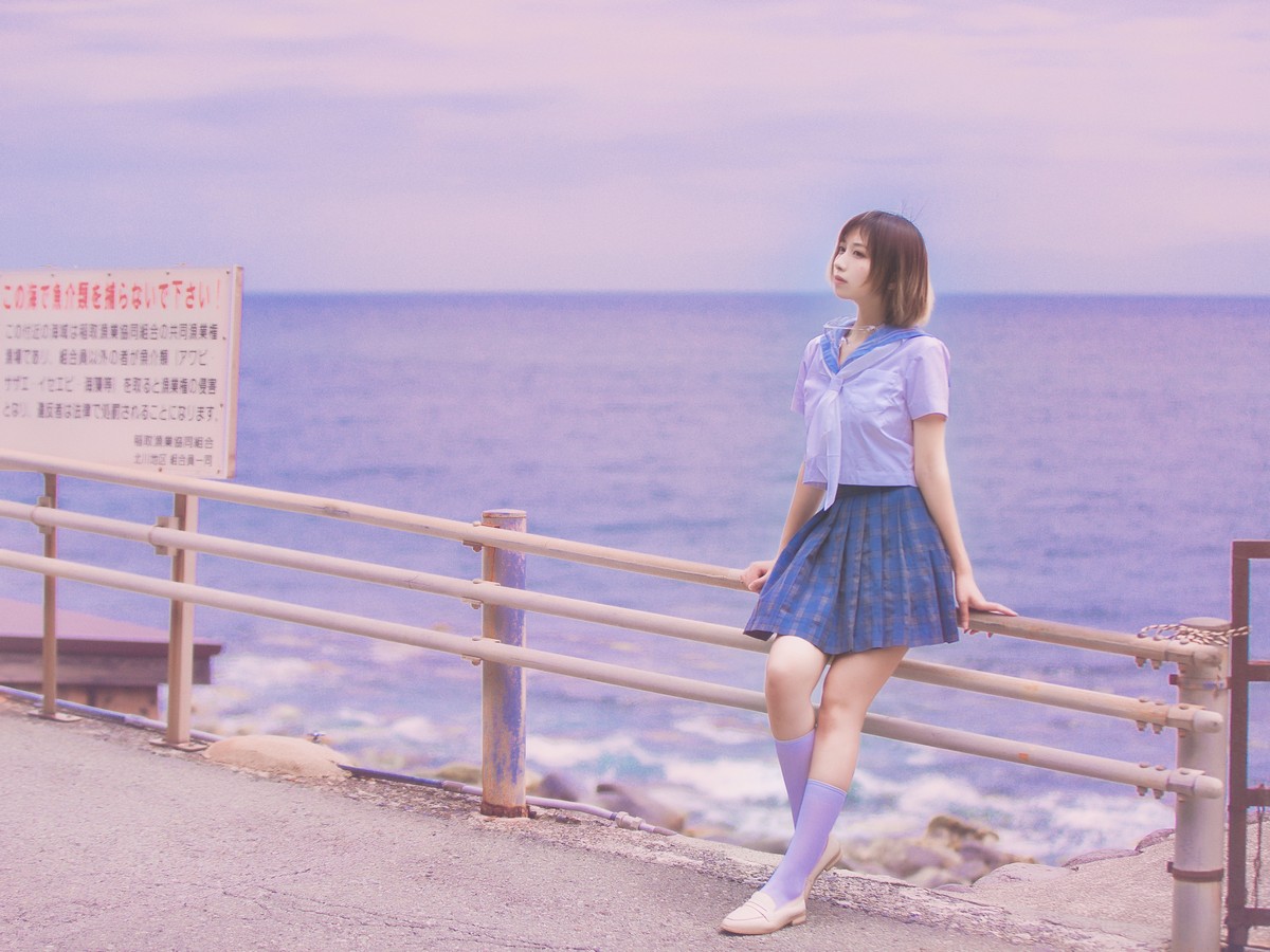 xgyw.top_次元少女念雪ww六月间事主题日本旅拍系列户外性感JK制服 和服迷人诱惑写真100P