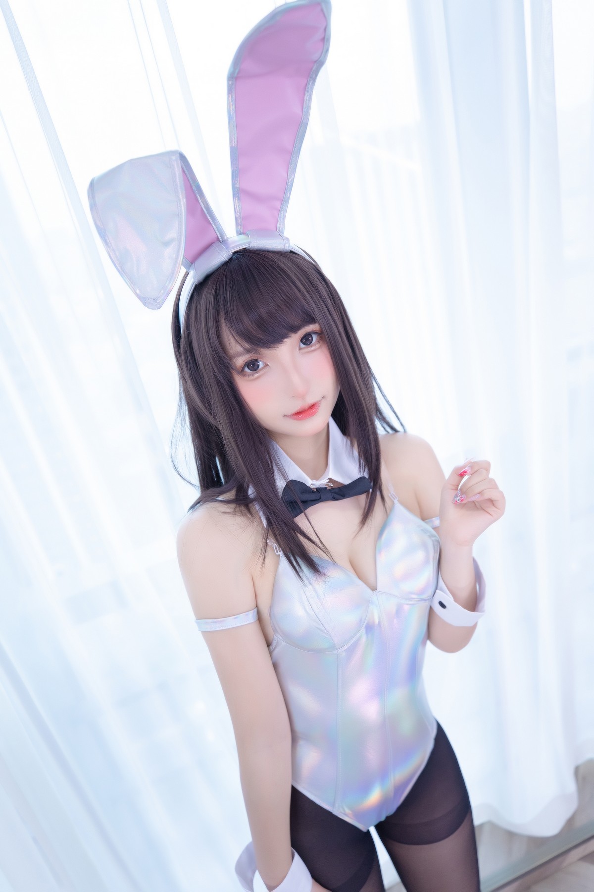 xgyw.top_萝莉美女神楽坂真冬兔女郎与钢管主题低胸连体衣配黑丝裤袜秀完美身材诱惑写真150P