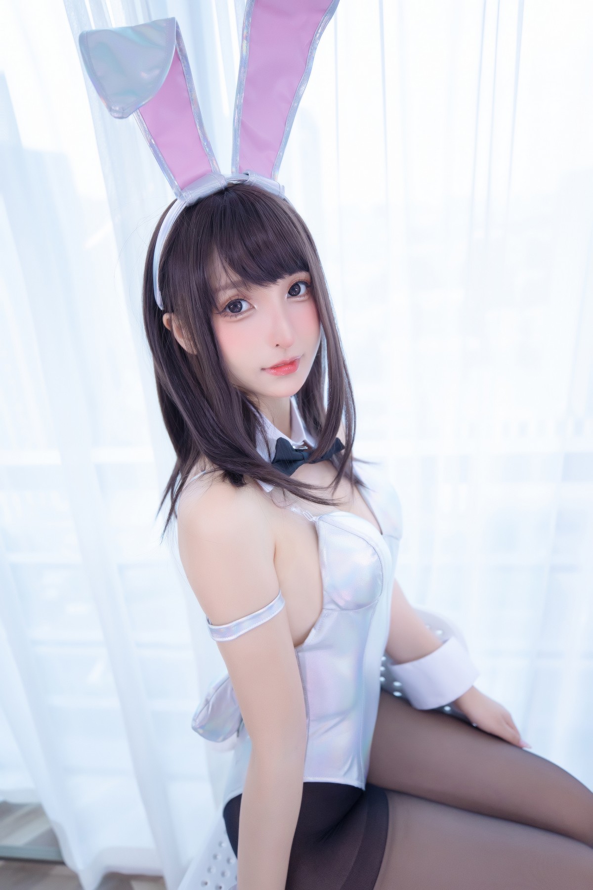 xgyw.top_萝莉美女神楽坂真冬兔女郎与钢管主题低胸连体衣配黑丝裤袜秀完美身材诱惑写真150P