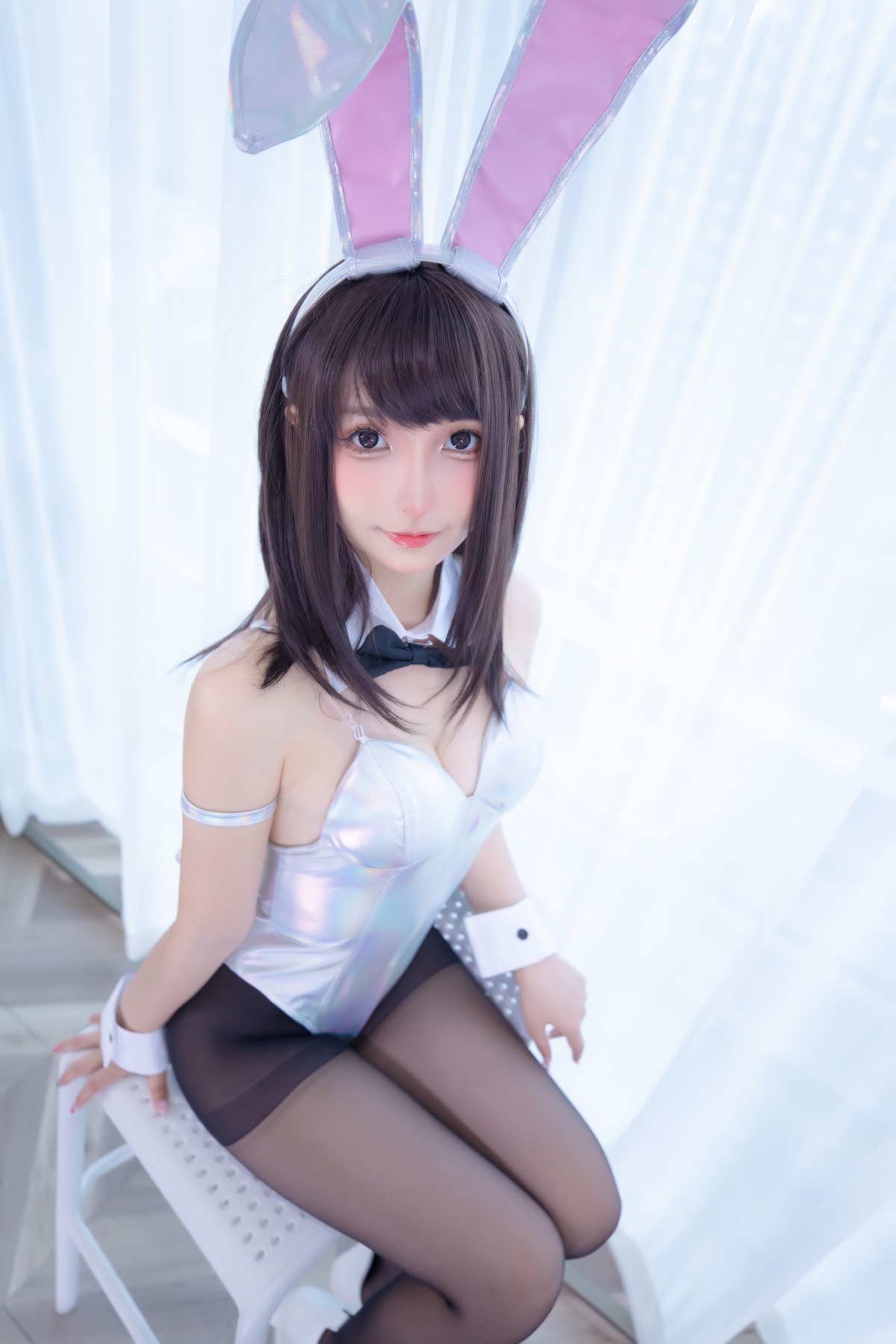 xgyw.top_萝莉美女神楽坂真冬兔女郎与钢管主题低胸连体衣配黑丝裤袜秀完美身材诱惑写真150P