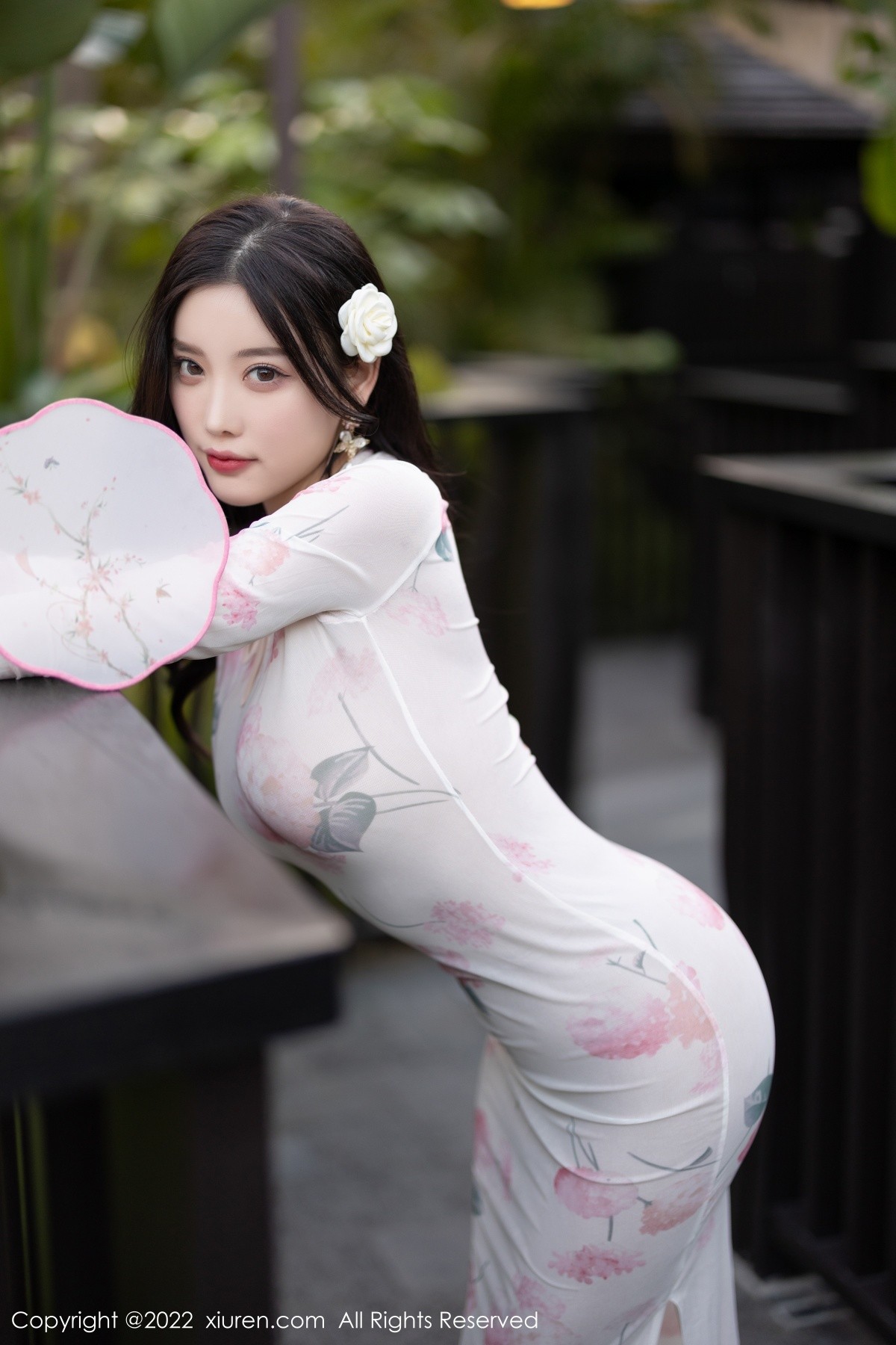 xgyw.top_XiuRen第4800期_女神杨晨晨Yome轻透白色旗袍配肉丝秀完美身材迷人诱惑写真78P
