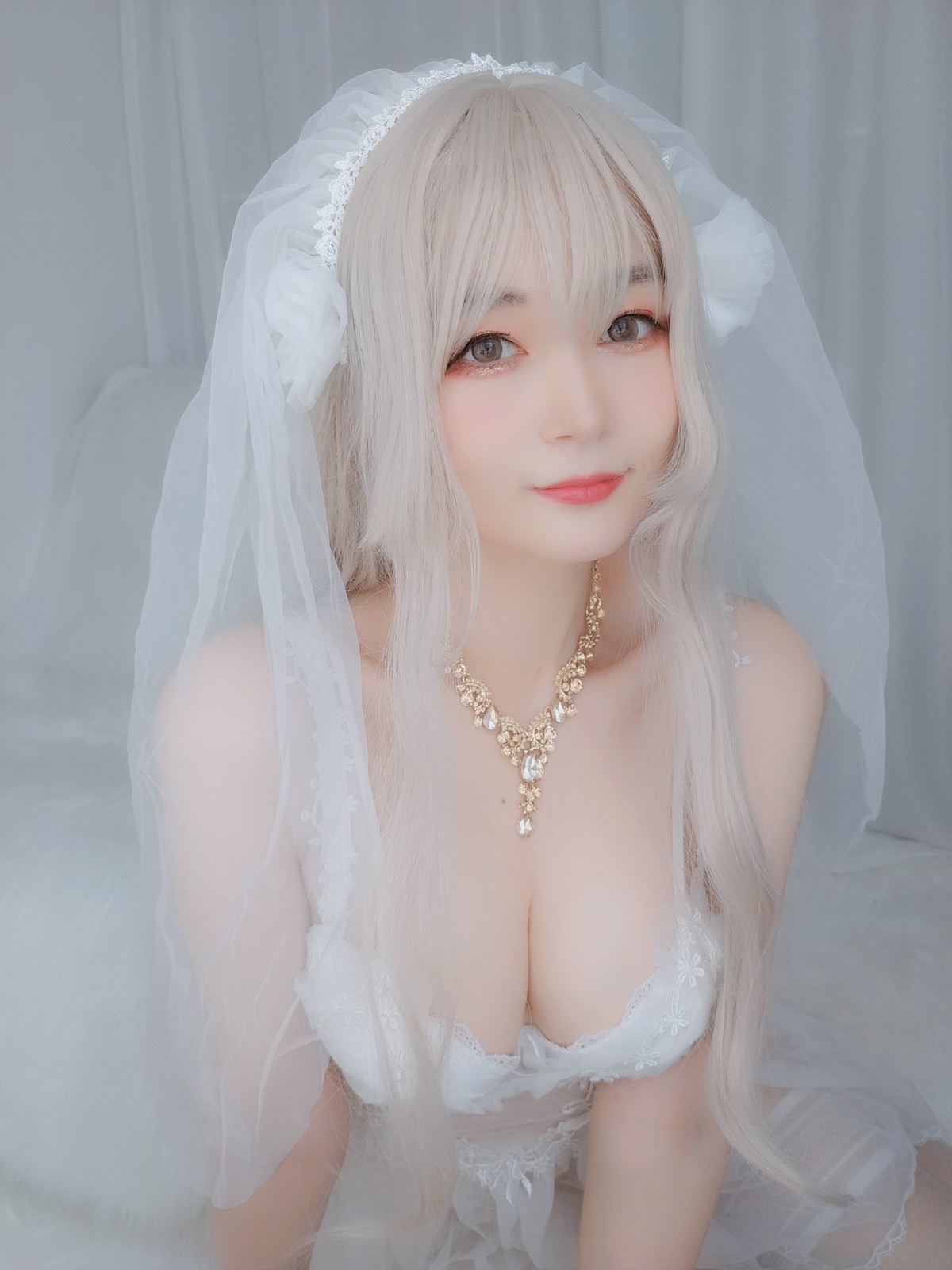 xgyw.top_Coser小姐姐白银81纯白花嫁主题私房性感白色薄纱配白丝袜露性感内衣诱惑写真161P