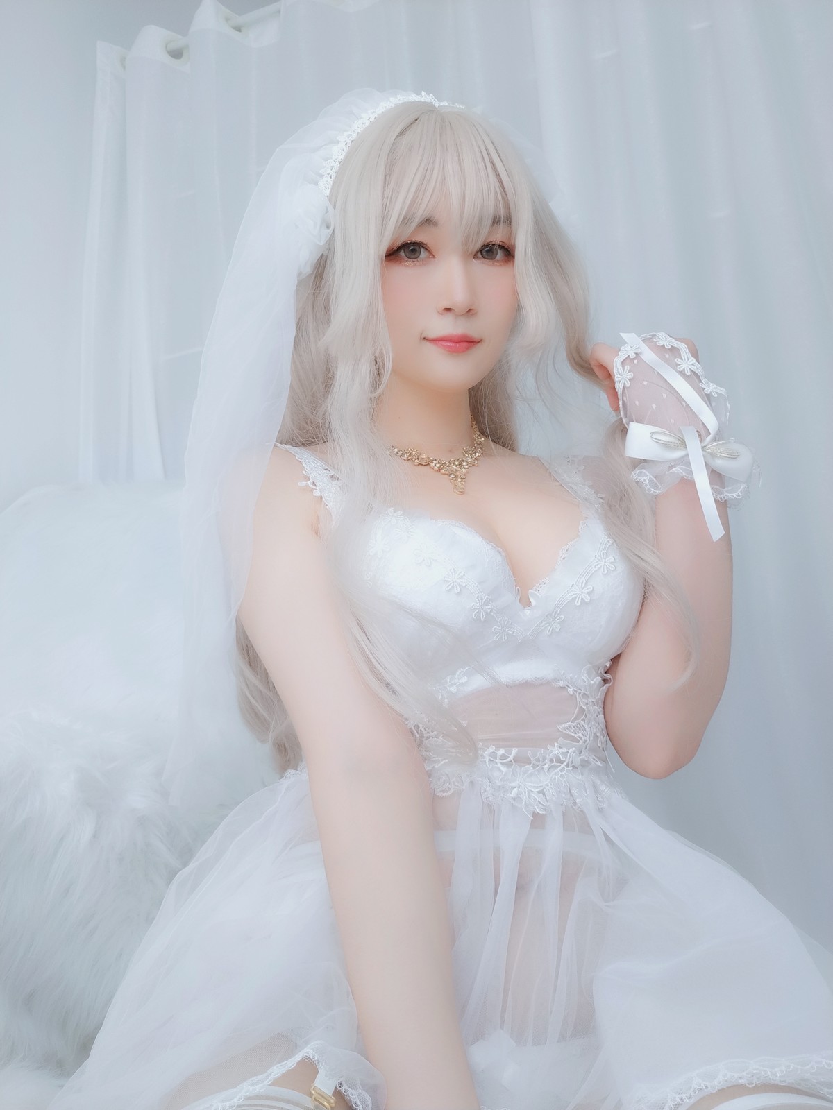 xgyw.top_Coser小姐姐白银81纯白花嫁主题私房性感白色薄纱配白丝袜露性感内衣诱惑写真161P