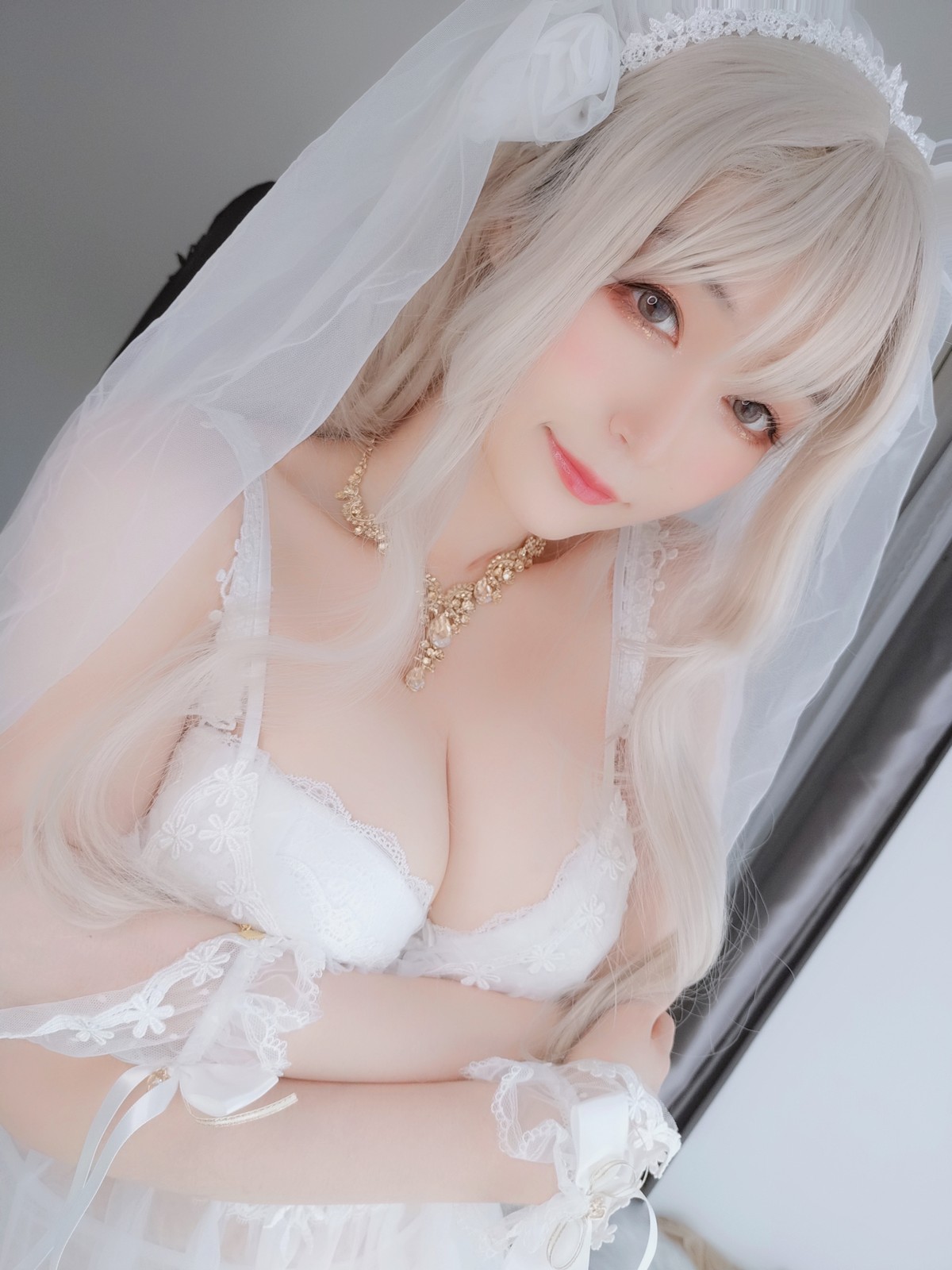 xgyw.top_Coser小姐姐白银81纯白花嫁主题私房性感白色薄纱配白丝袜露性感内衣诱惑写真161P
