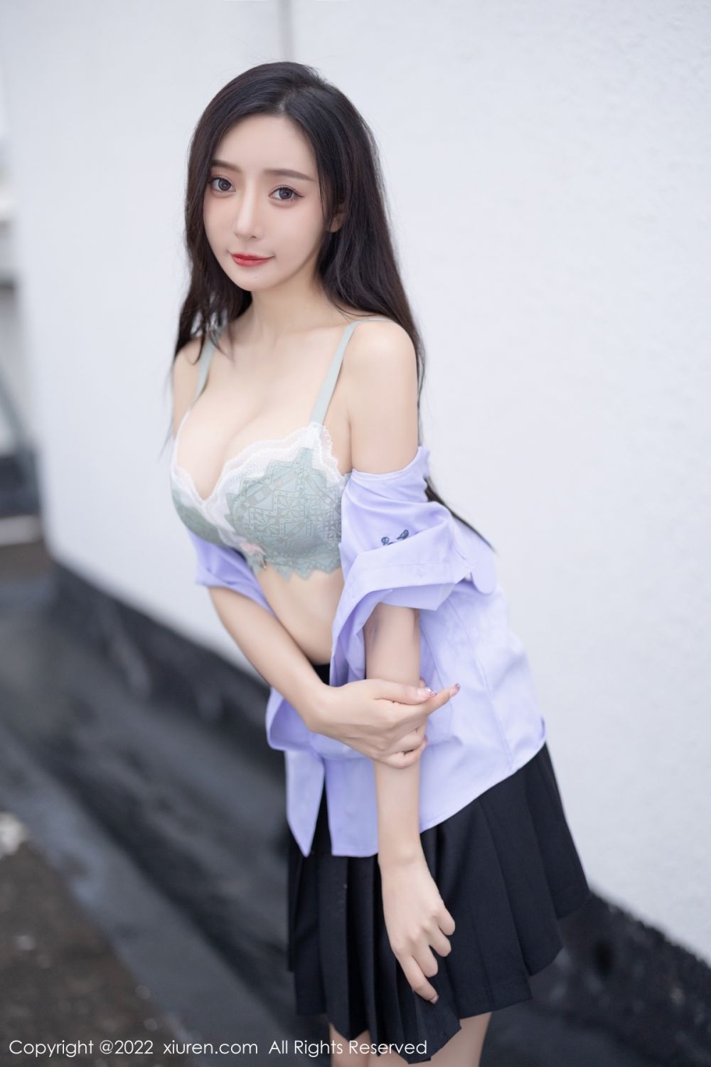 xgyw.top_XiuRen第4819期_女神王馨瑶yanni户外半脱性感JK制服露蕾丝内衣完美诱惑写真66P