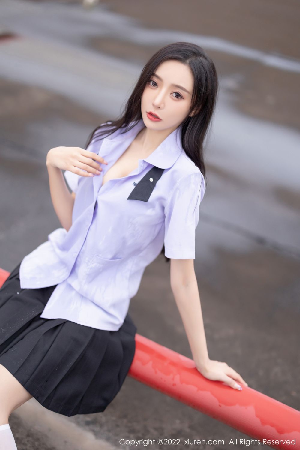 xgyw.top_XiuRen第4819期_女神王馨瑶yanni户外半脱性感JK制服露蕾丝内衣完美诱惑写真66P