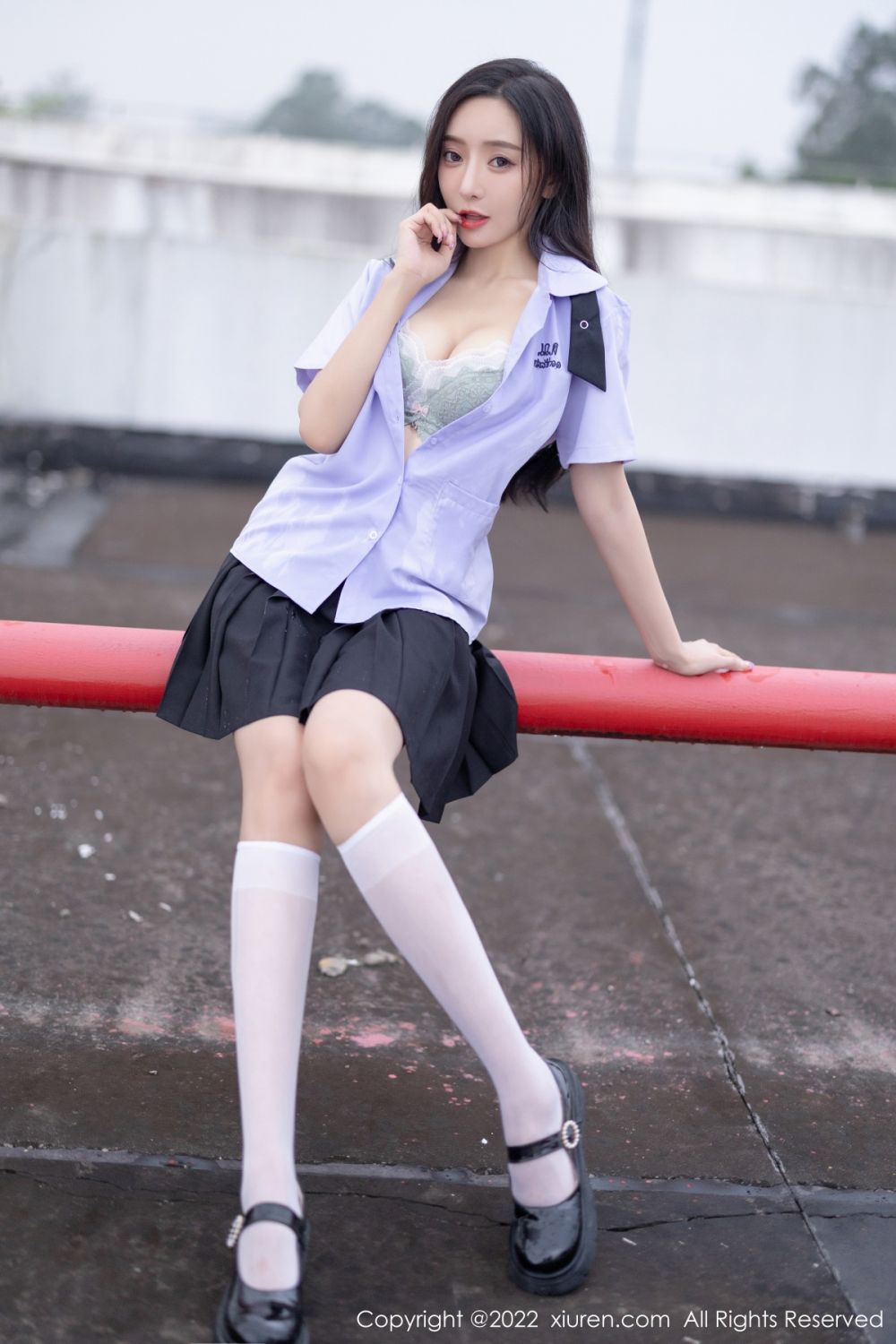 xgyw.top_XiuRen第4819期_女神王馨瑶yanni户外半脱性感JK制服露蕾丝内衣完美诱惑写真66P