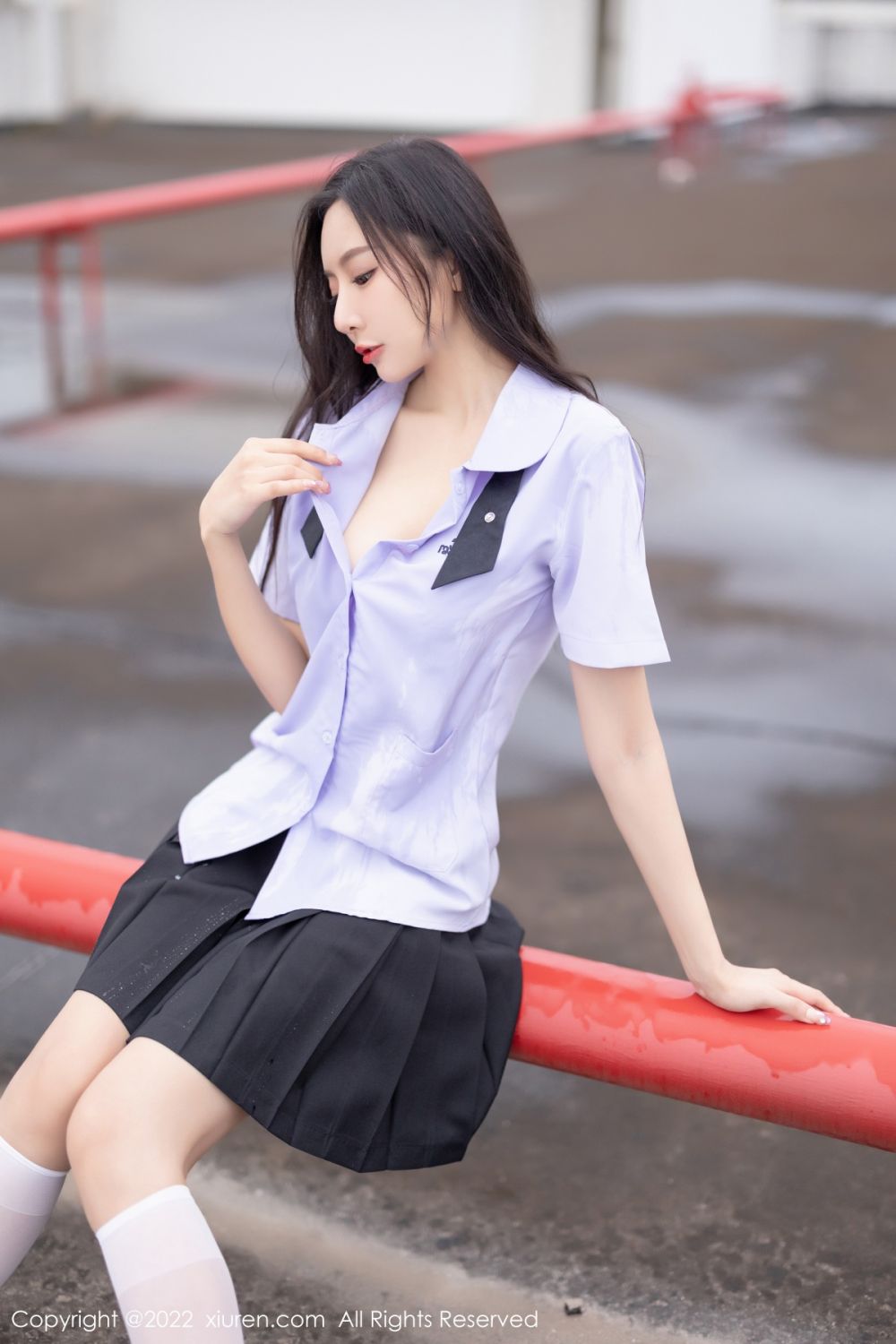 xgyw.top_XiuRen第4819期_女神王馨瑶yanni户外半脱性感JK制服露蕾丝内衣完美诱惑写真66P