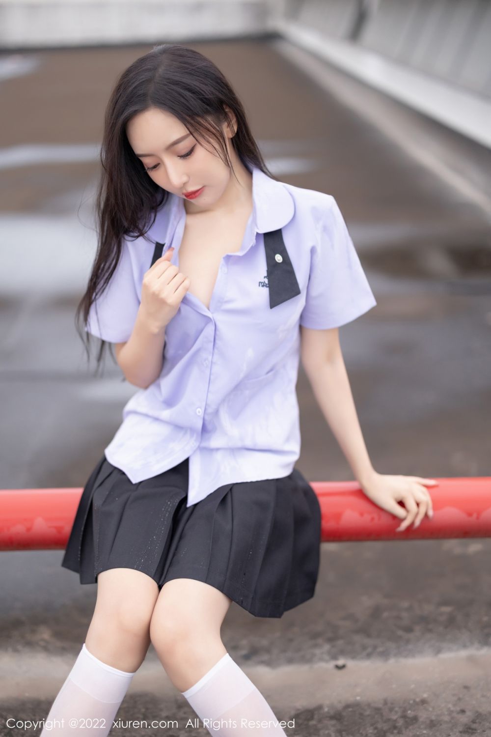 xgyw.top_XiuRen第4819期_女神王馨瑶yanni户外半脱性感JK制服露蕾丝内衣完美诱惑写真66P