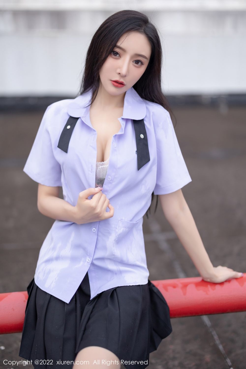 xgyw.top_XiuRen第4819期_女神王馨瑶yanni户外半脱性感JK制服露蕾丝内衣完美诱惑写真66P