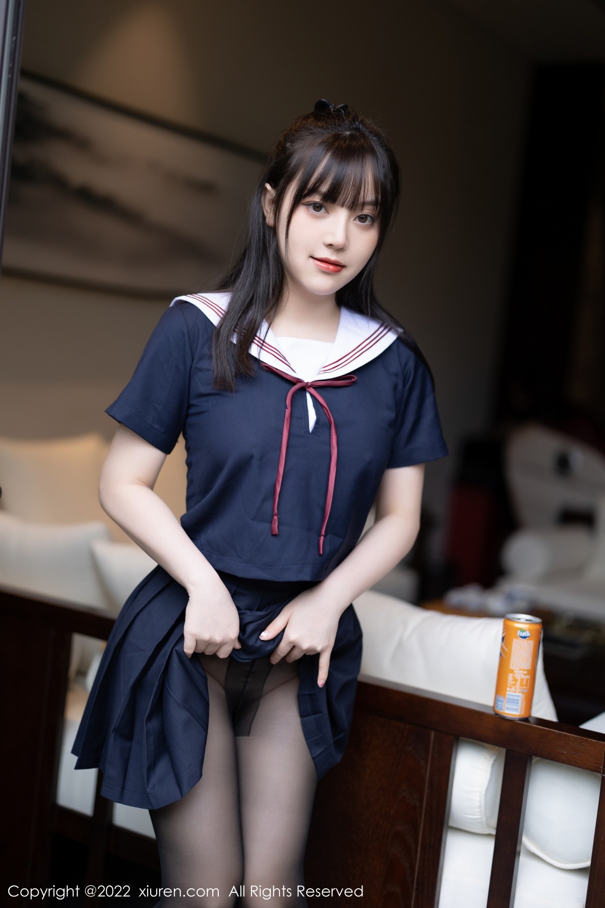 xgyw.top_XiuRen第4826期_模特豆瓣酱性感深蓝色套装配超薄无内黑丝秀丰满身材诱惑写真71P