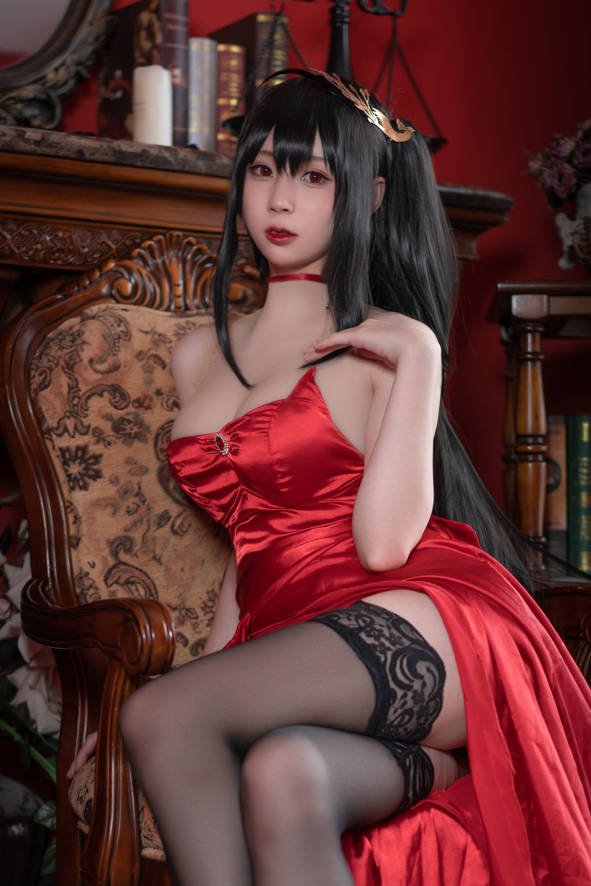xgyw.top_网络美女西园寺南歌大凤电子档主题私房性感旗袍系列配黑丝袜秀翘臀美腿诱惑写真93P