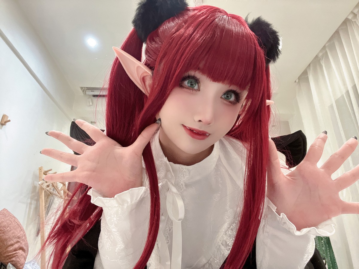 xgyw.top_网络美女rioko凉凉子喜多川海梦主题私房性感精灵装扮黑色内裤秀翘臀诱惑写真48P