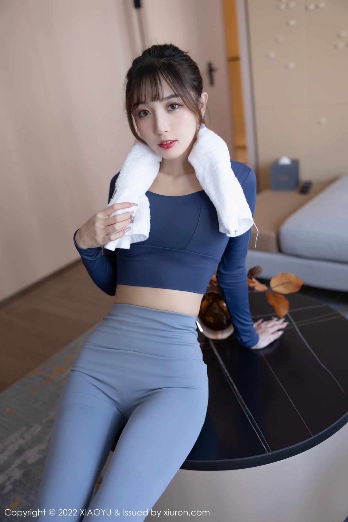xgyw.top_[XiaoYu画语界]Vol.755_模特林星阑私房脱性感运动装露米色内衣超薄无内肉丝诱惑写真75P