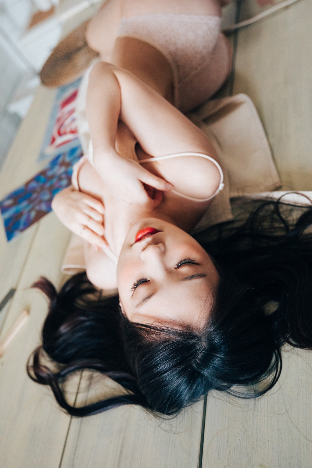 xgyw.top_韩国美女Assistant私房服饰主题性感粉色高叉连体衣 肉色蕾丝内衣完美诱惑写真64P